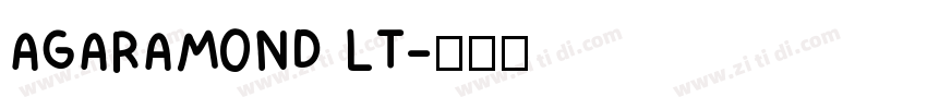 AGARAMOND LT字体转换